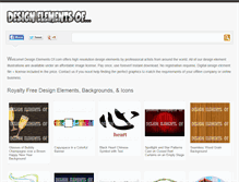 Tablet Screenshot of designelementsof.com